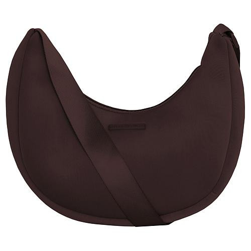 MyTagAlongs The Crescent Neoprene Cross-Body Bag - Black | HSN