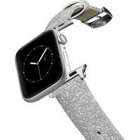 iPhone 7 Plus/7/6 Plus/6/5/5s/5c Case - Casetify Glitter Watchband 38/40mm - Silver | Casetify (Global)