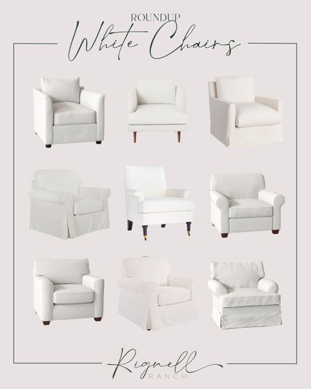 Roundup of white upholstered arm chairs that are similar to the one I have in my office. 

They’re all at different price points to accommodate a wide range of home furniture budgets. We all know I like a good deal, but can still splurge every now and then thanks to my thrift bank 😉

#target #wayfair #worldmarket #amazon 

#LTKfamily #LTKFind #LTKhome