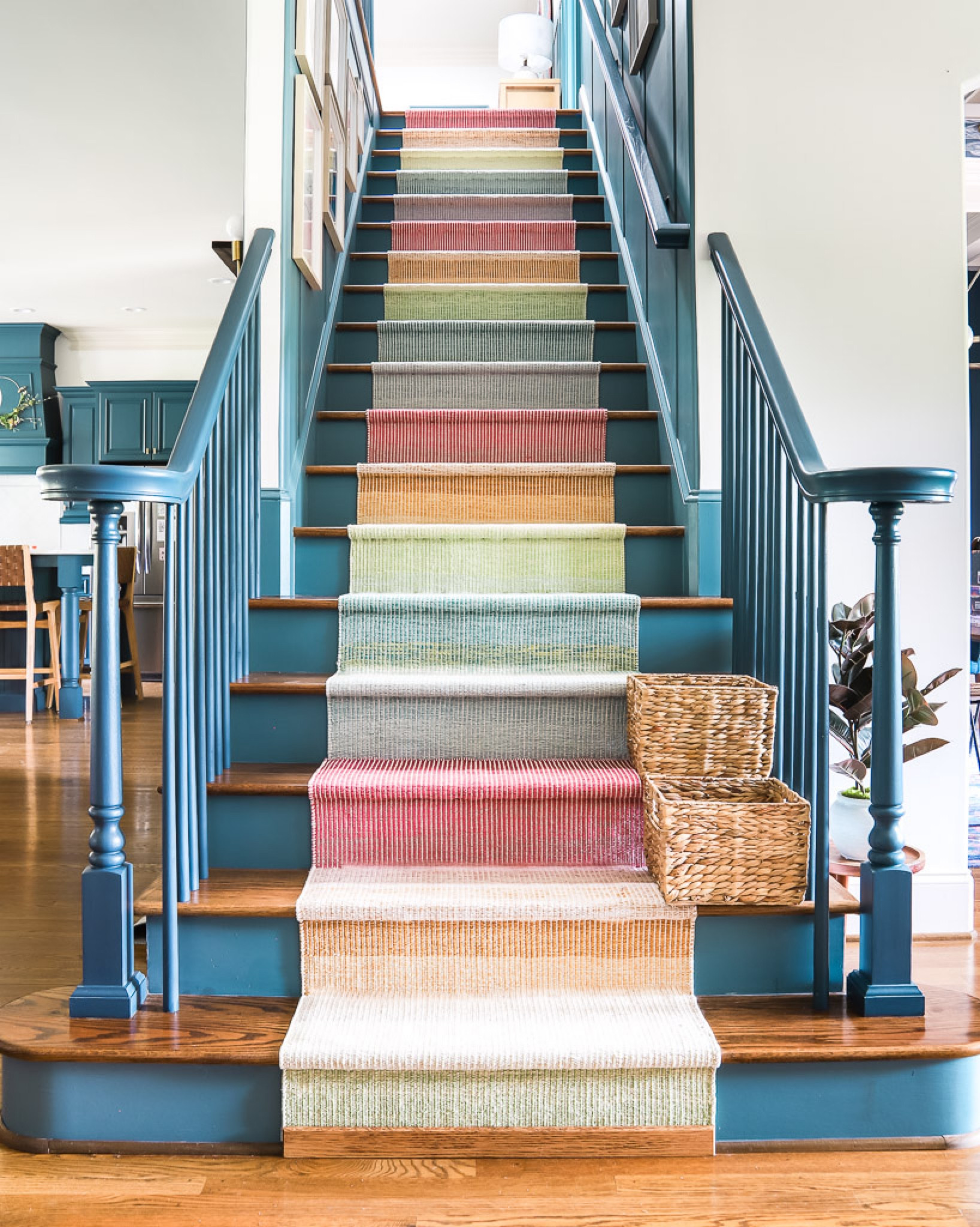 Bring some color to your stairs with this runner from Annie Selke. 

Stair runner, rug, runner, colorful rug, colorful runner, rainbow, stairs, basket 

#LTKhome #LTKFind