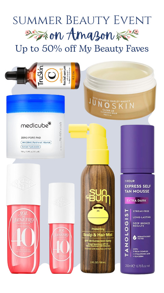 The Amazon Summer Beauty Sale is happening now!! Save up to 50% on my favorites!! 

 #LTKselfcare #LTKSaleAlert #LTKBeauty