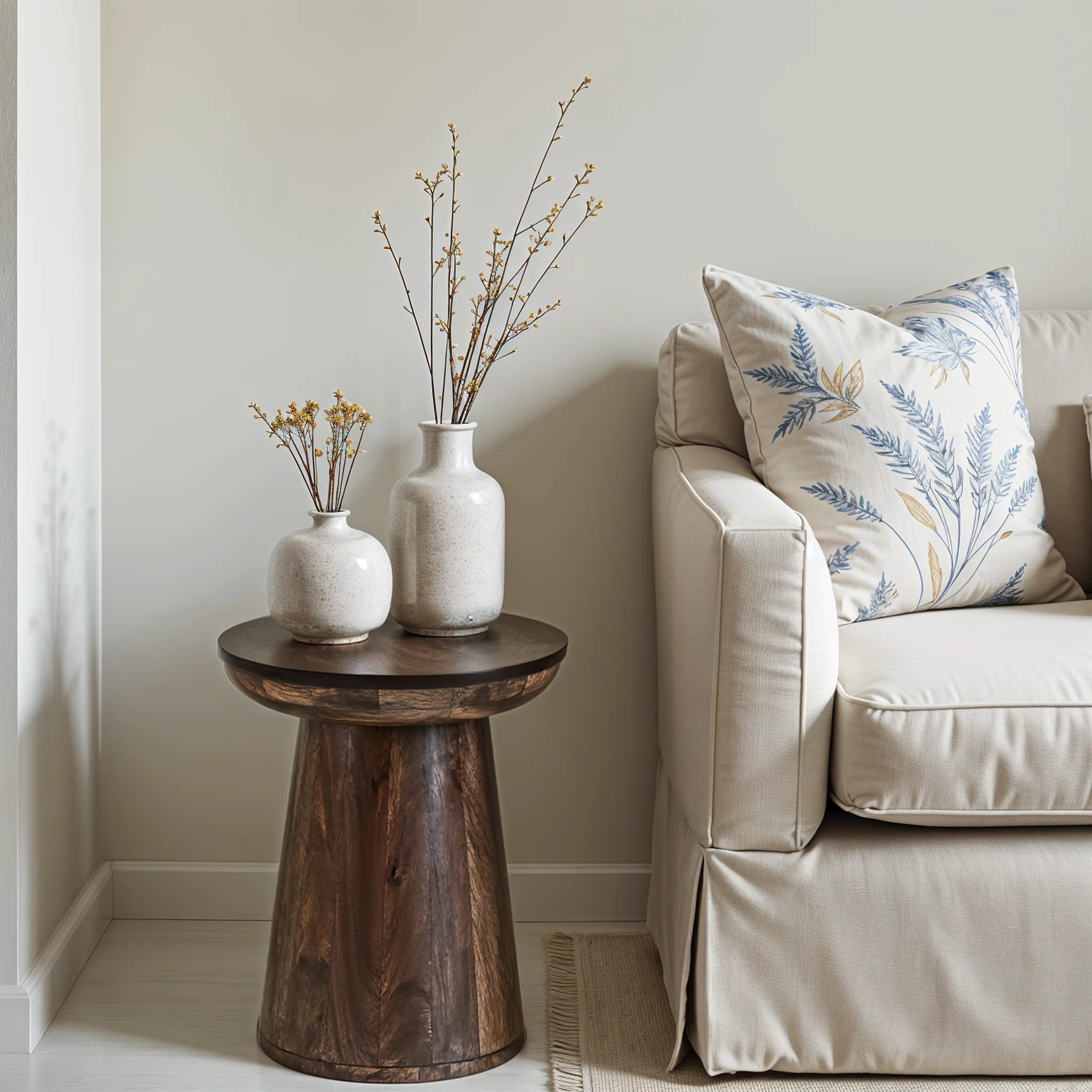 Sacco Pedestal End Table | Wayfair UK