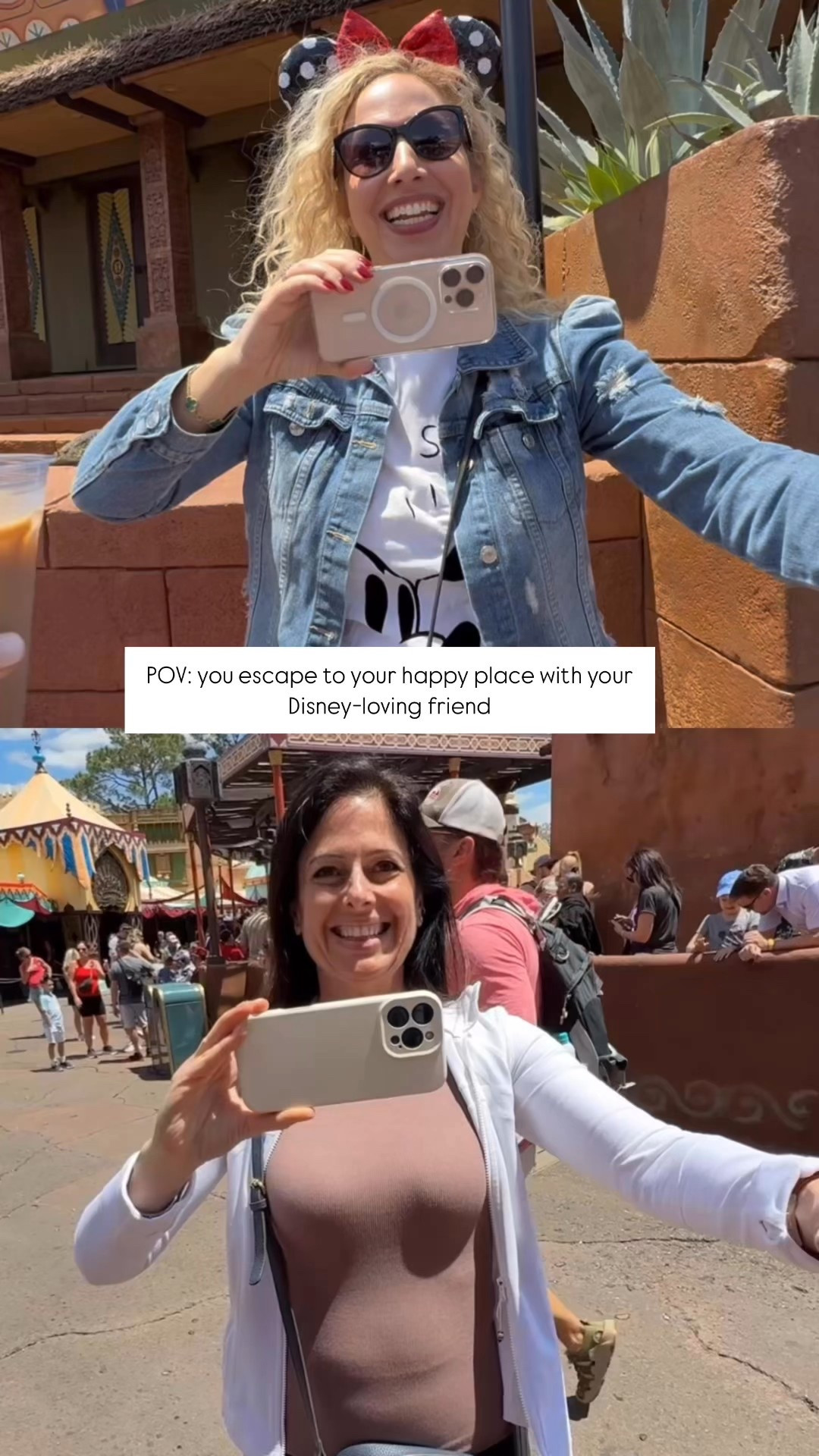Enjoying all the snacks at Disney World! My tip for Disneybounding: keep it simple. Just use a basic color palette like red, black and white for a Minnie Mouse vibe.

#LTKTravel #LTKWatchNow