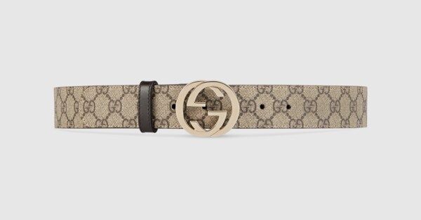 GG Supreme belt with G buckle | Gucci (US)