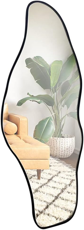 Mirrorize Irregular Wall Mirror Full Length for Body, Large Modern Asymmetrical Mirror, Abstract ... | Amazon (US)