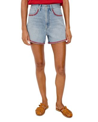 Giadzy x Rails Rancho Contrast Stitch Shorts | Bloomingdale's (US)
