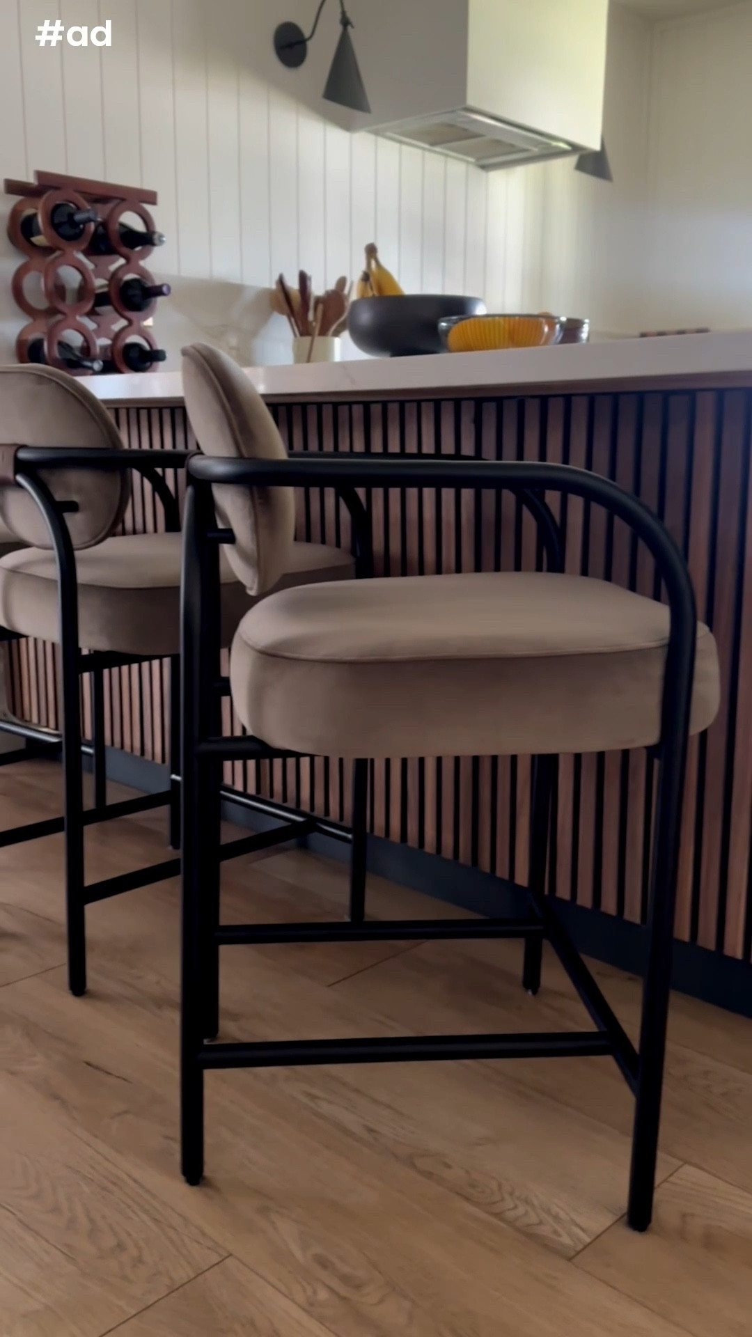 #AD Consider this your sign if you've been living by with almost-right furniture that it's time to upgrade! @Denver Modern Arches Counter Stool was the finishing touch on our kitchen reno! #denvermodern 

#LTKHome