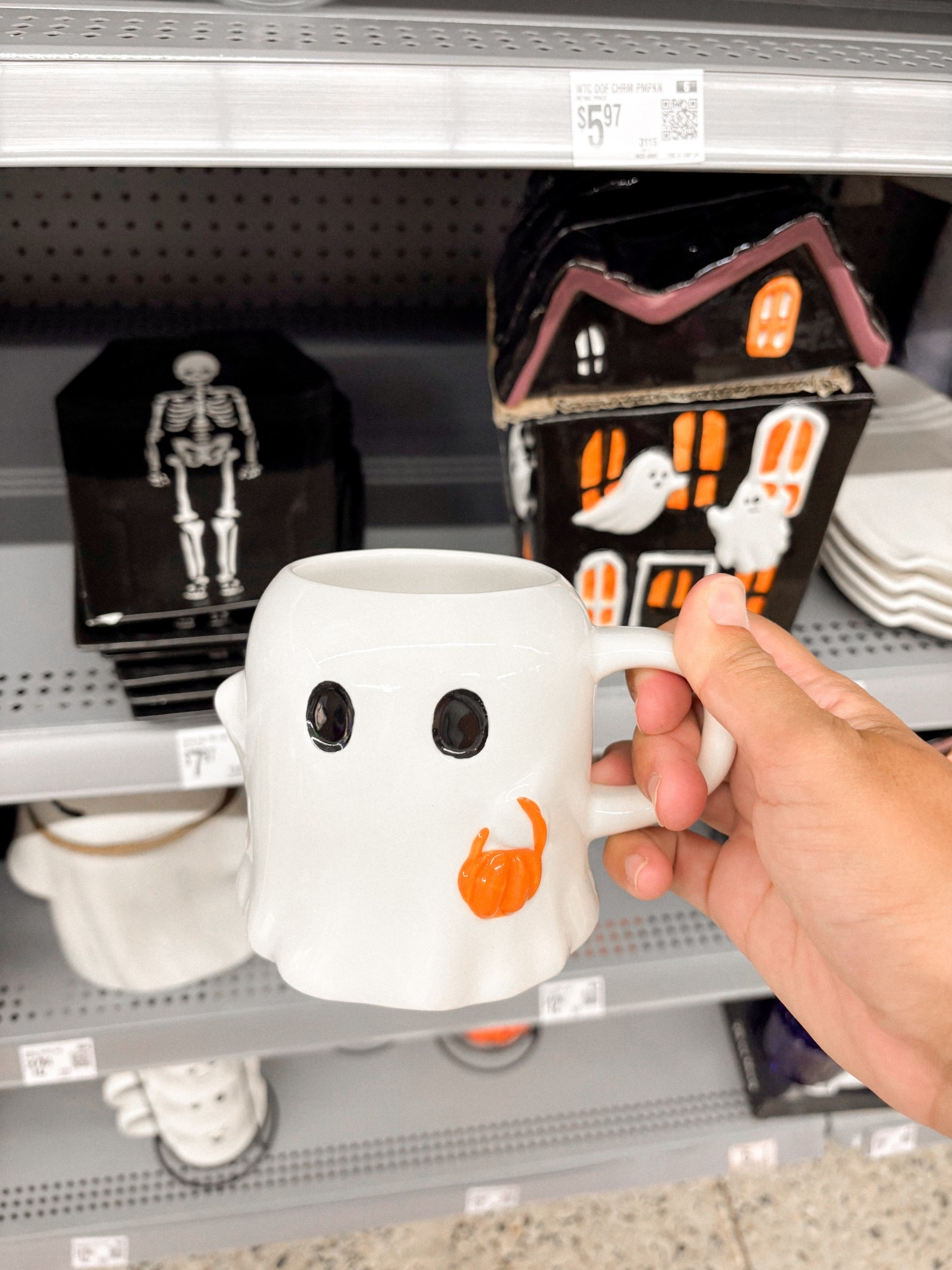 Walmart’s Halloween collection is so adorable this year! 🎃
.
Halloween decor, Halloween kitchen decor, Halloween decorations, ghost decor, ghost mug, cute Halloween decorations, skeleton decorations, Walmart Halloween, Walmart finds, Walmart seasonal, Walmart fall decor, Halloween party, Halloween coffee bar, spooky Halloween decor 

#LTKFindsUnder50 #LTKSeasonal #LTKHome