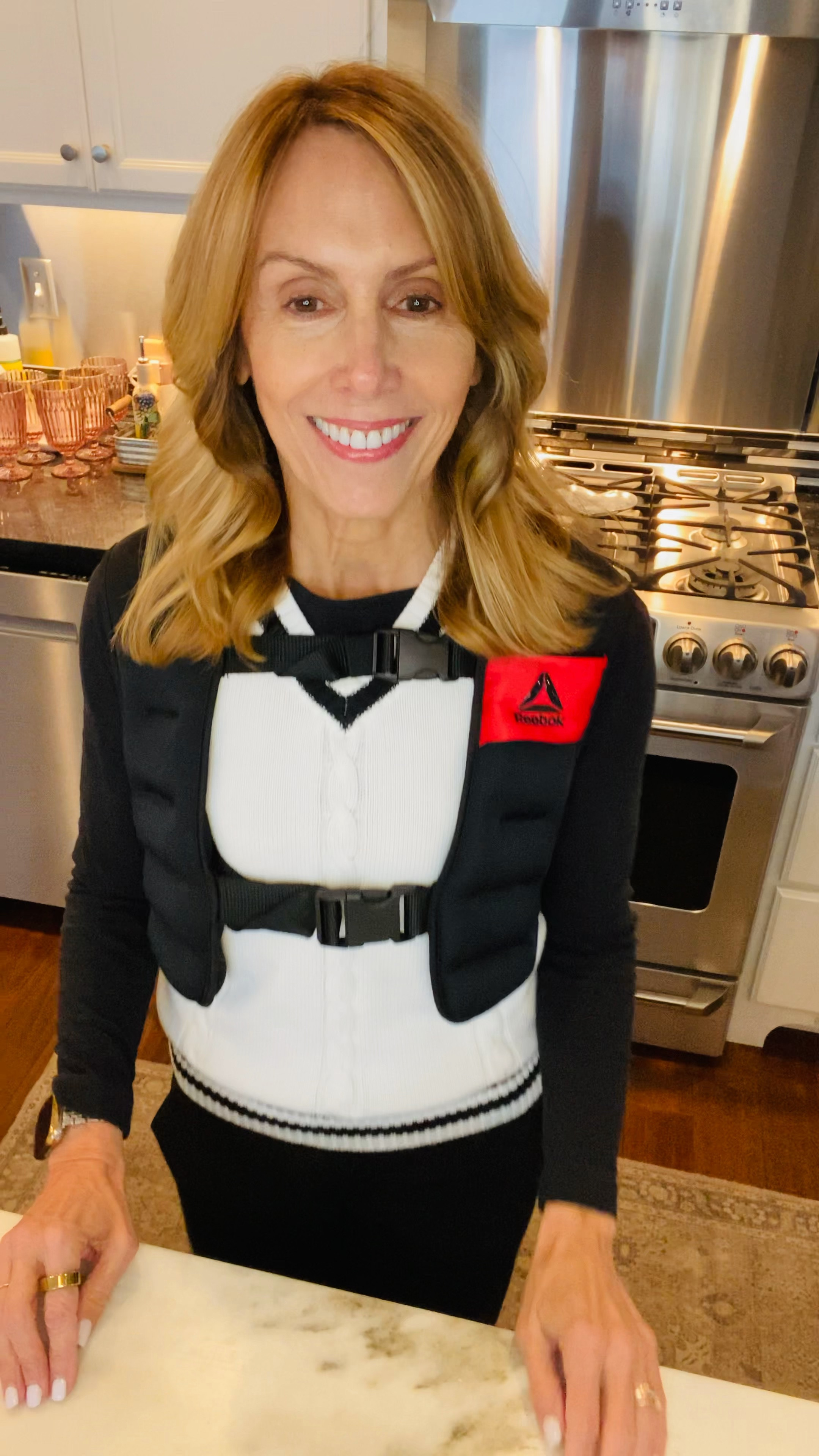 Studies have shown that regular use of a weight vest helps to build bone density by adding extra weight and a greater impact to your steps
A 5-year program of weighted vest plus jumping exercise maintains hip BMD by preventing significant bone loss in older postmenopausal women.

#LTKVideo #LTKActive #LTKfindsunder50