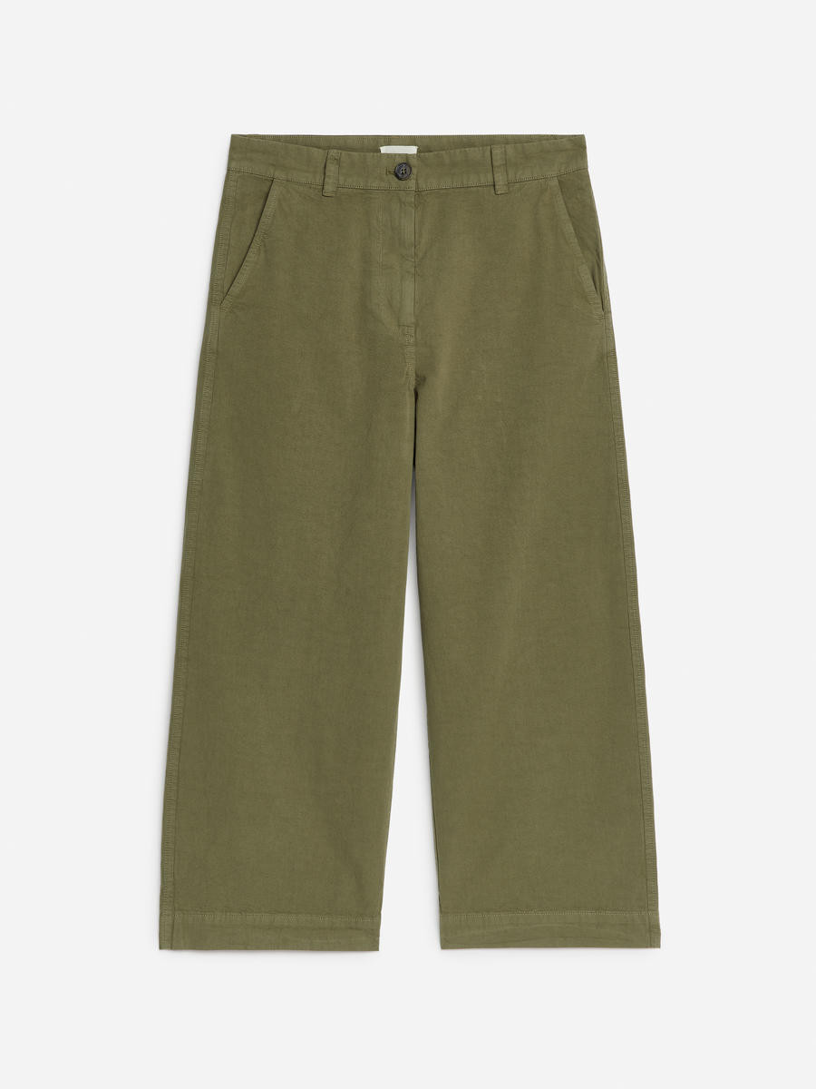 Pantalon chino raccourci en lin et coton – ARKET FR | Arket EU