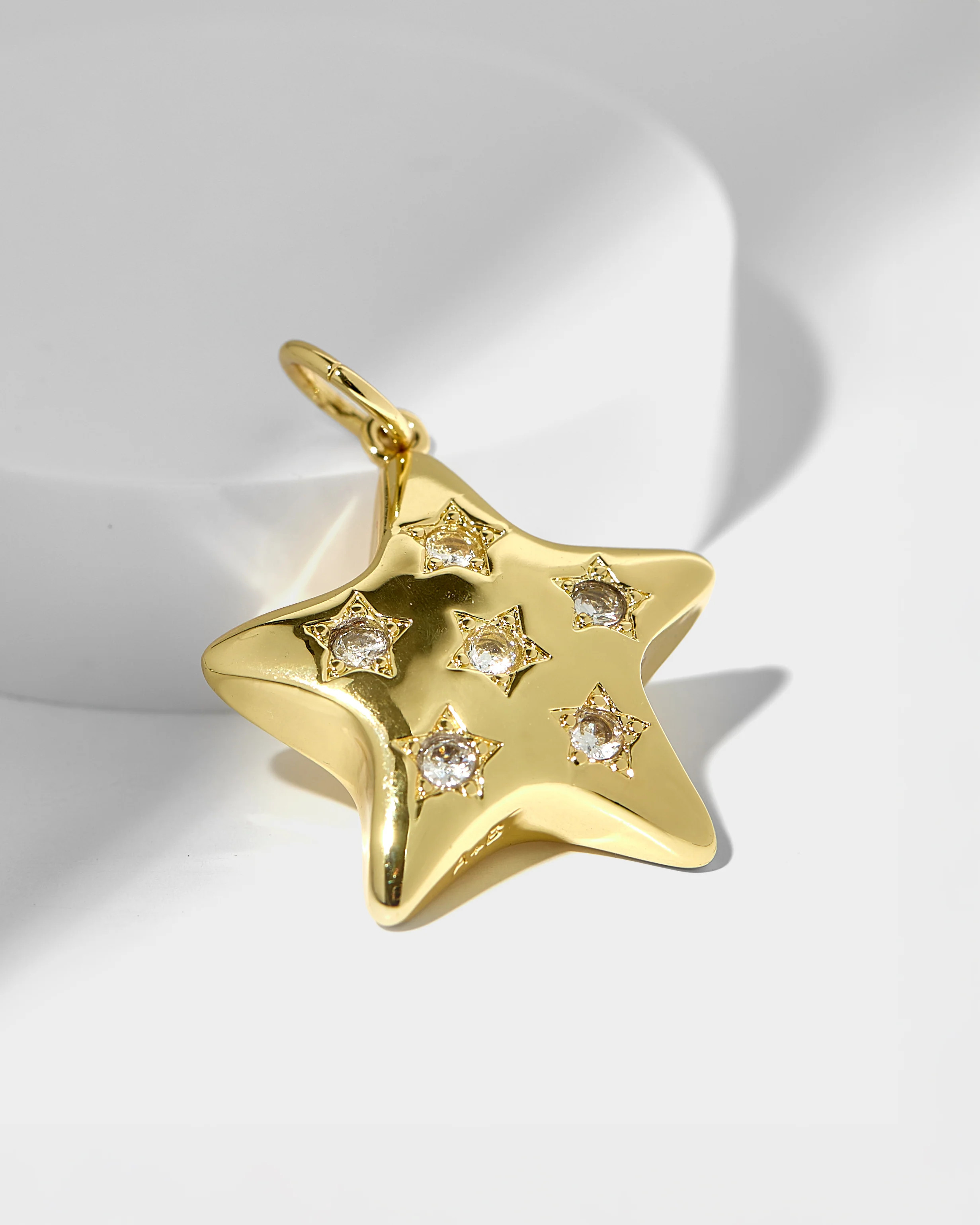 Puffy Star Locket Charm | Allie + Bess