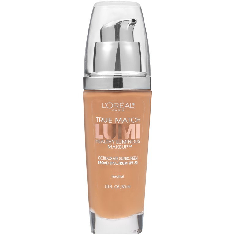 L'Oreal Paris True Match Lumi Liquid Foundation Makeup, N7-8 Classic Tan and Cappuccino, 1 fl oz | Walmart (US)