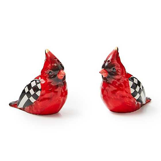 Cardinal Toile Salt & Pepper Set | MacKenzie-Childs