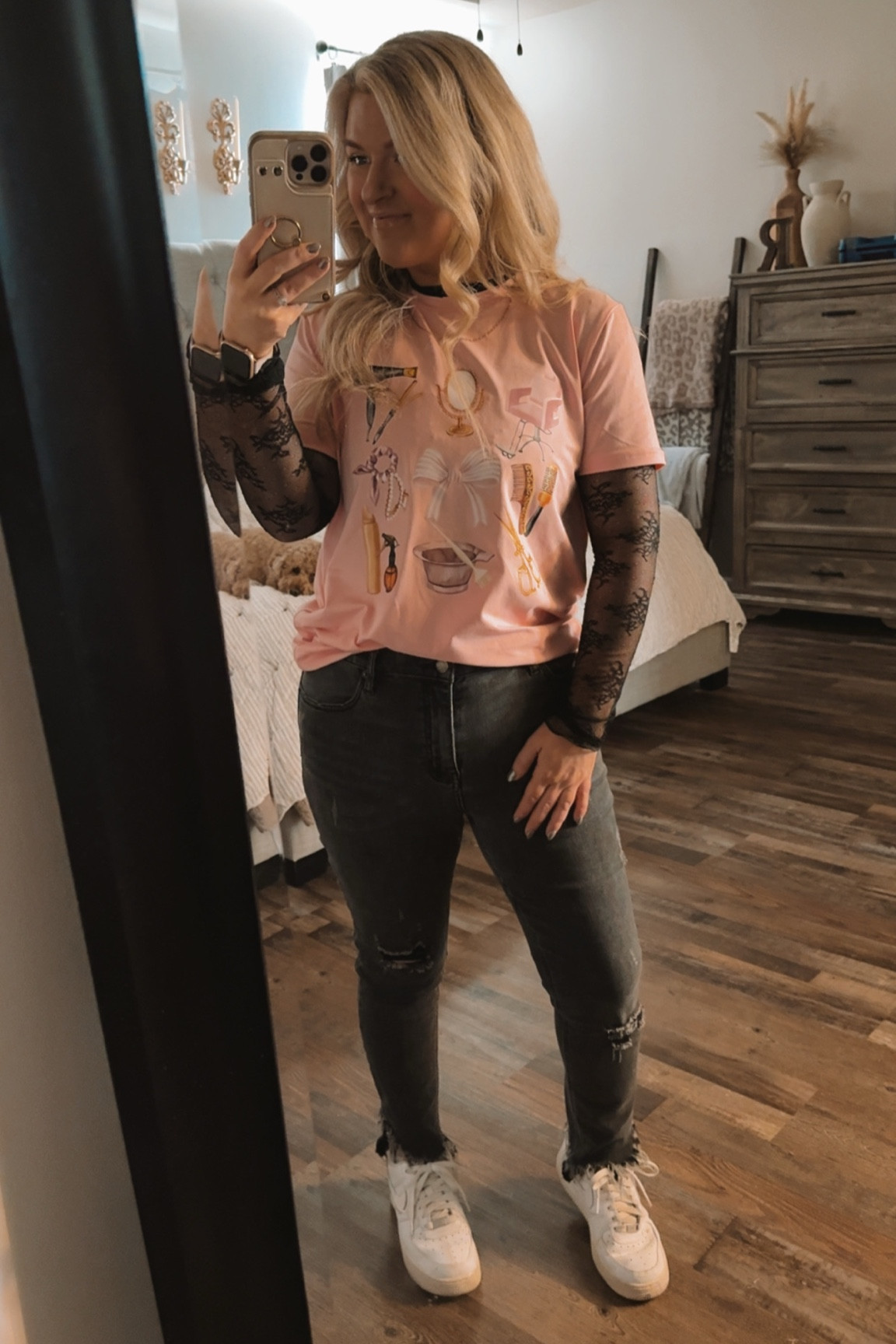 cutie little hairstylist outfit for work✨🎀

#LTKBeauty #LTKWorkwear #LTKStyleTip