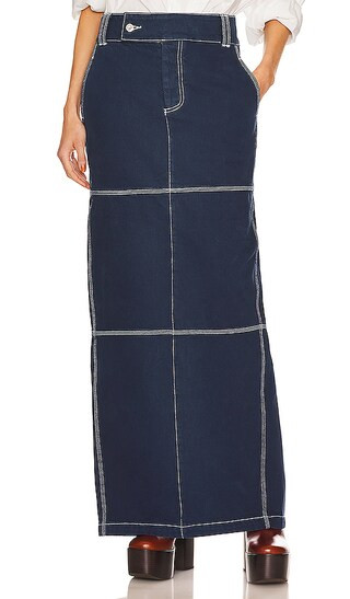 Maxi Skirt in Navy | Revolve Clothing (Global)
