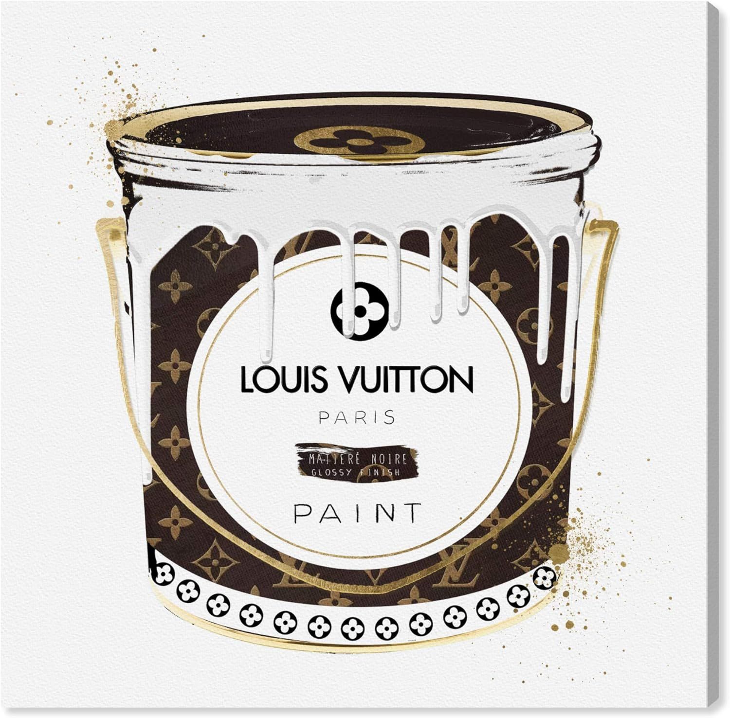 The Oliver Gal Artist Co. Fashion and Glam Wall Art Canvas Prints 'Custom Luxurious Paint Can' Ho... | Amazon (US)