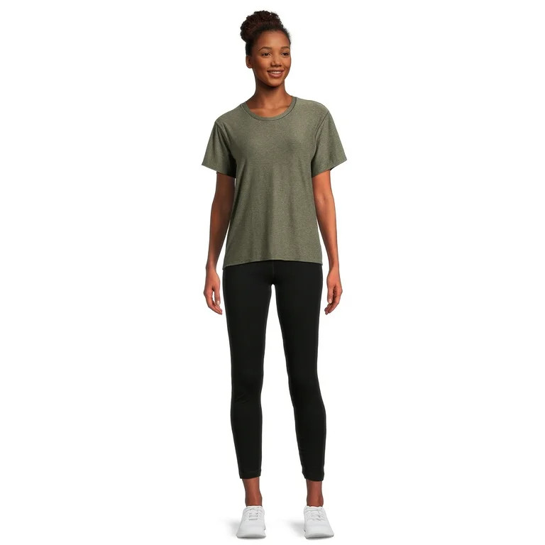 Athletic Works Women's ButterCore Tee with Short Sleeves, Sizes XS-XXXL | Walmart (US)