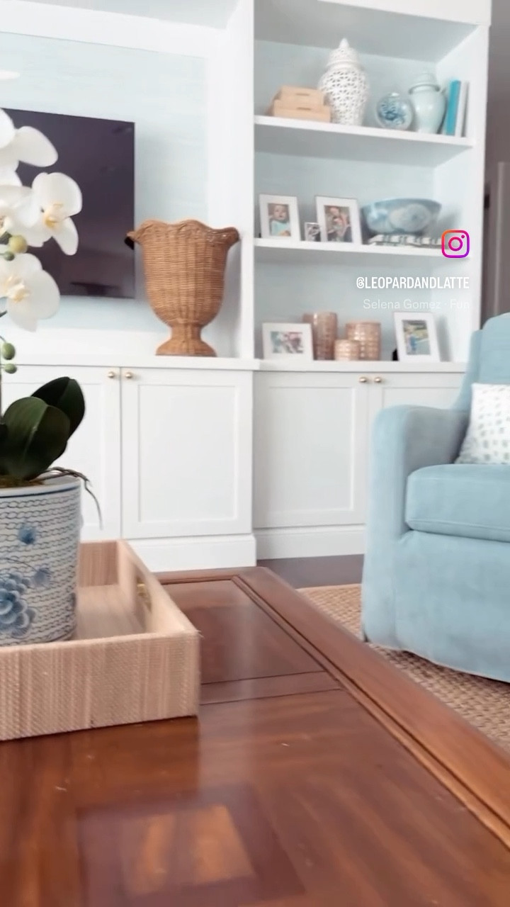 Style your built ins with items you love ! This society social peel and stick  wallpaper is on sale now too.
Grandmillienal 
Coastal grandmother 
Designer looks 
Society social
Homegoods
Coastal Homedecor 