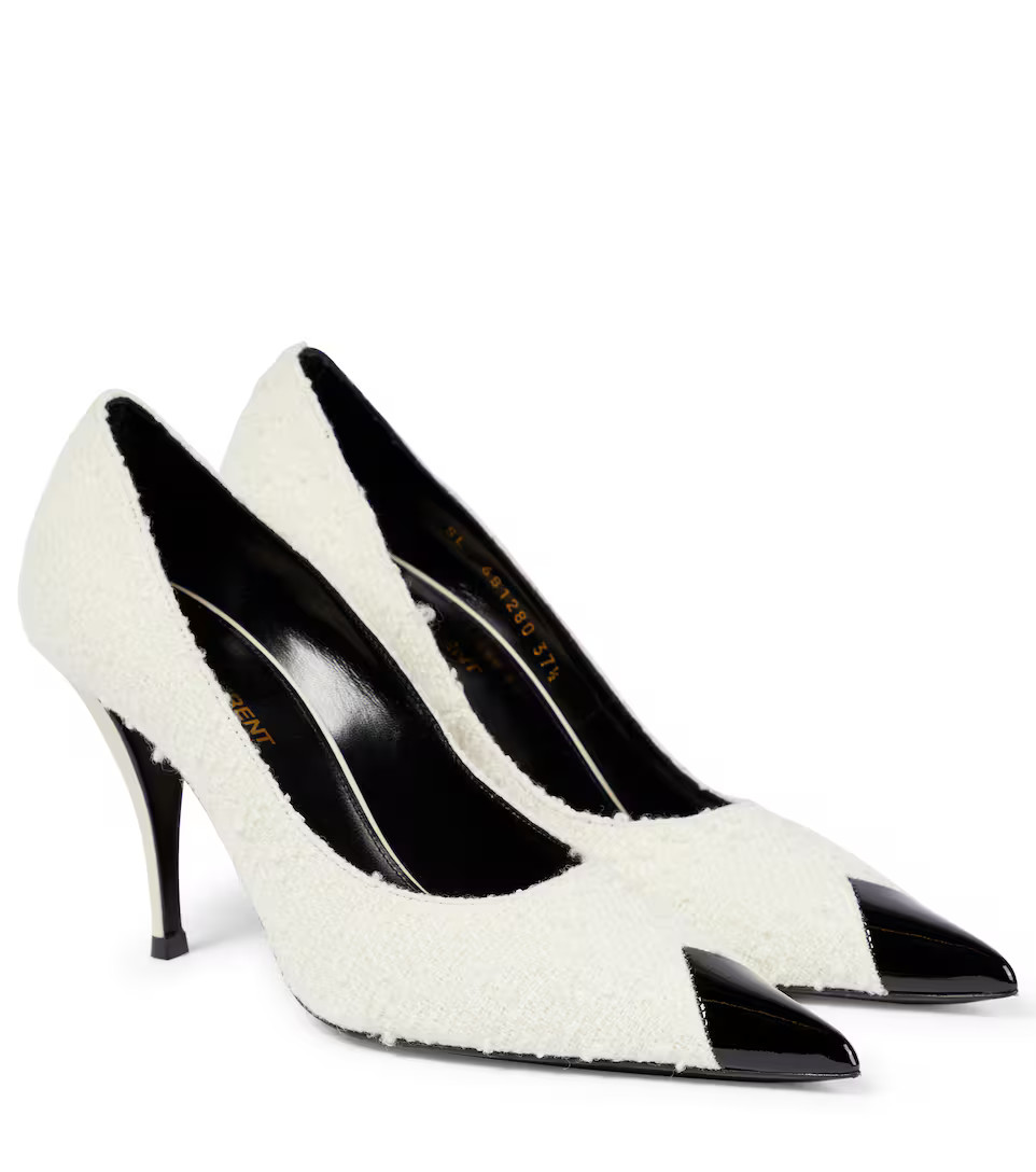 Salones Vesper de tweed y charol | Mytheresa (INTL)