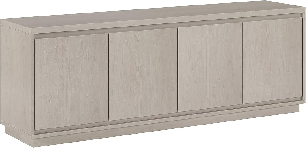 Henn&Hart Presque TV Stand, 68" Wide, White | Amazon (US)