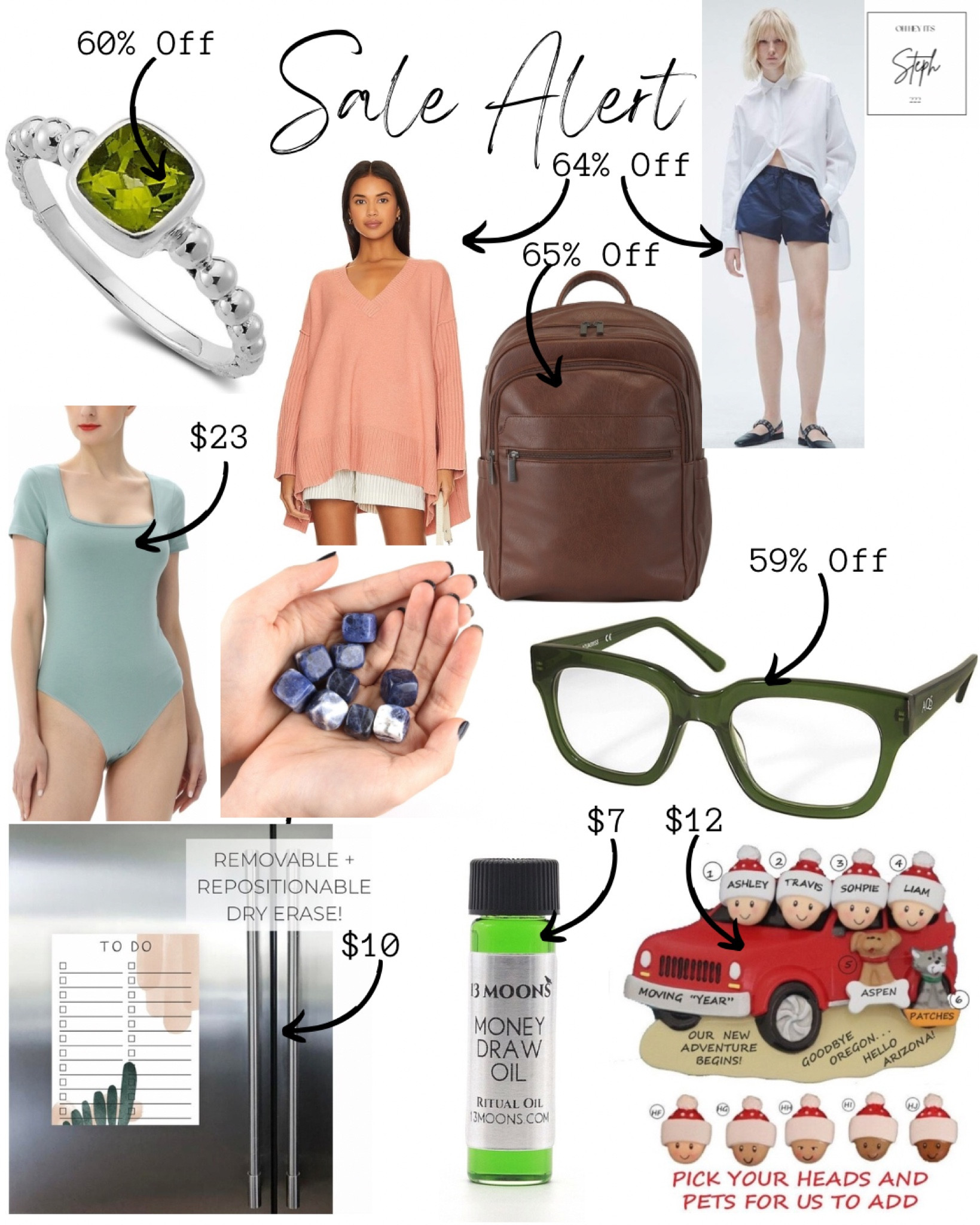 Sale alert best sales of the week


Money Draw Oil, Etsy,  Repositionable To Do List || Dry Erase, bodysuit, Macys, family of 4 moving ornament, Sodalite Tumble Stone, eyeglasses, saks off 5th, silver ring, gilt, free people tunic sweater, revolve, bugattti backpack 

#LTKHome #LTKSaleAlert #LTKFindsUnder100