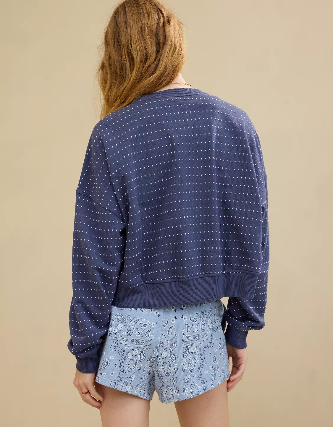 Aerie Take It Easy Crew Sweatshirt | American Eagle Outfitters (US & CA)