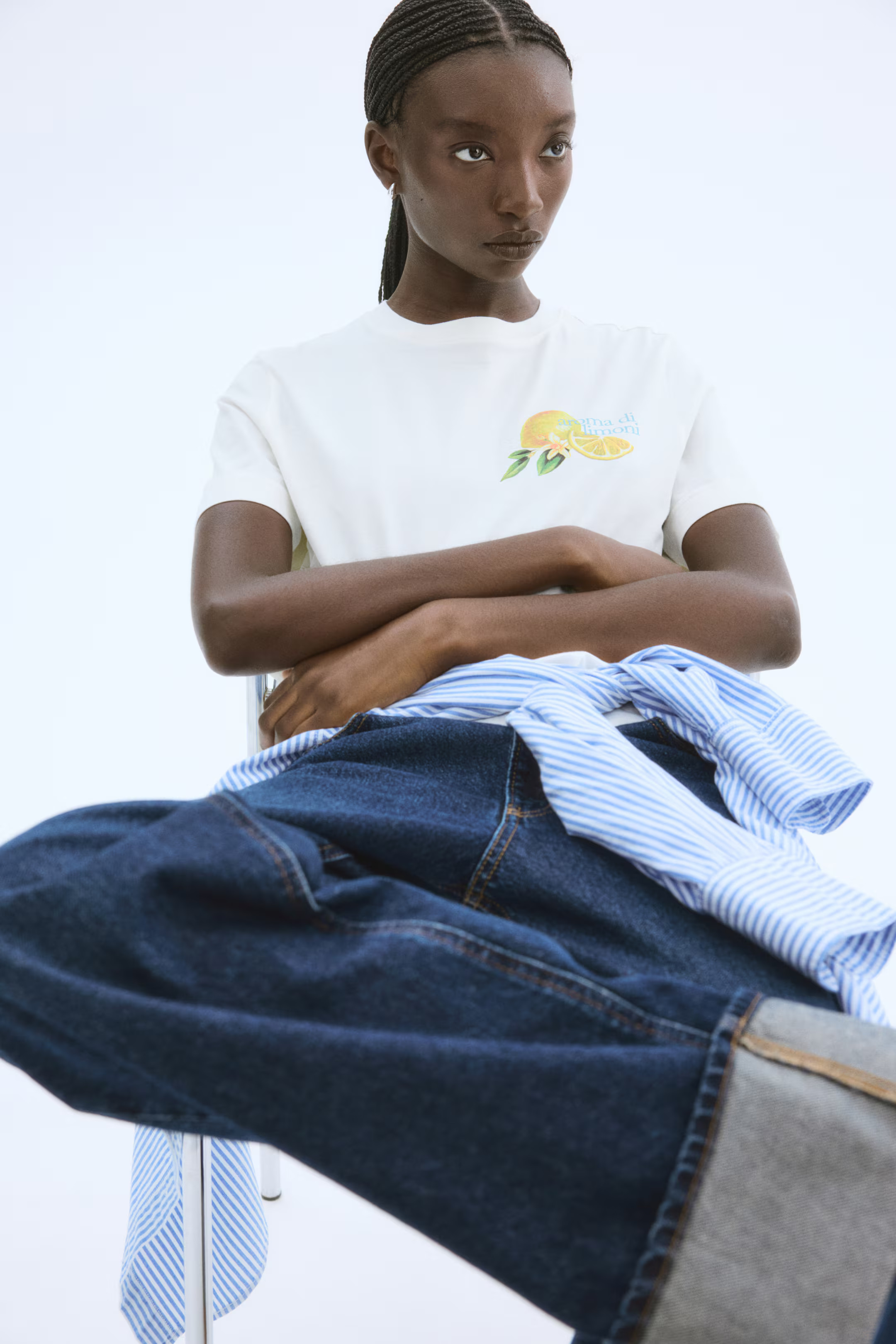 Printed T-shirtNot saved to favourites£9.99Colour:White/LemonPreviousNextSelect size  XXS  ... | H&M (UK, MY, IN, SG, PH, TW, HK)