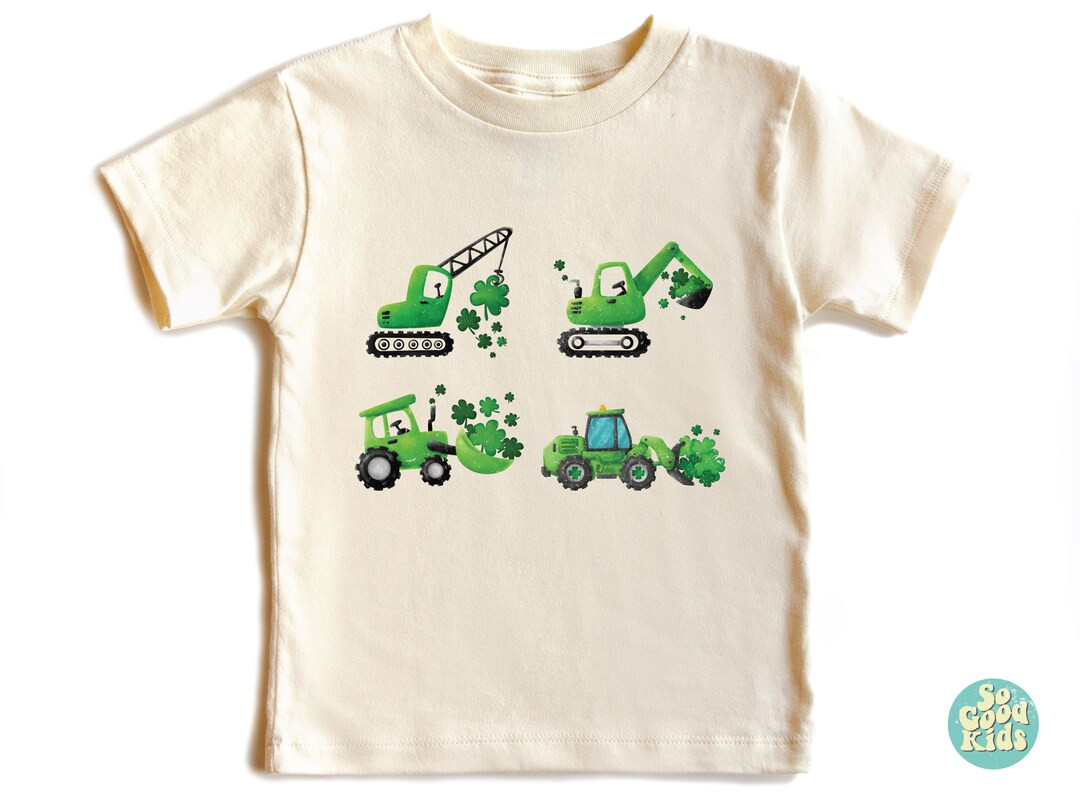 St Patrick's Day Truck Shirt, Shamrock Truck Kids Shirt, Toddler Shirt, First St. Patricks Day Gi... | Etsy (US)