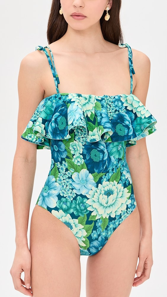 ALÉMAIS Margo Ruffle One Piece | Shopbop | Shopbop