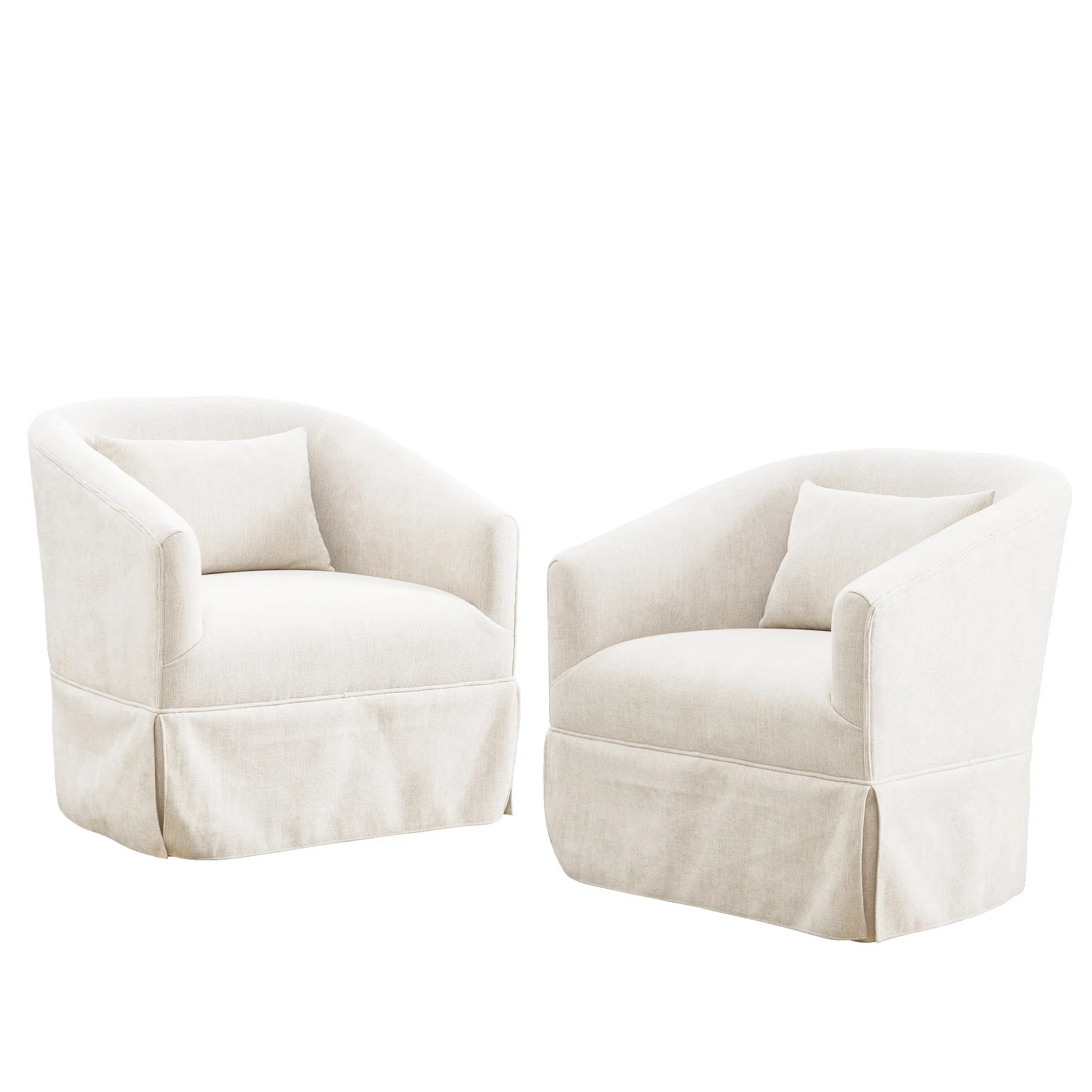 Latitude Run® Finsted Upholstered Swivel Barrel Chair & Reviews | Wayfair | Wayfair North America