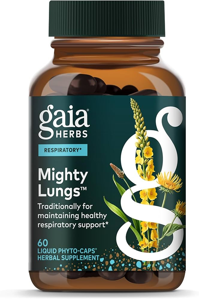 Gaia Herbs Mighty Lungs - Lung Support Supplement with Herbs Traditionally Used to Help Maintain ... | Amazon (US)