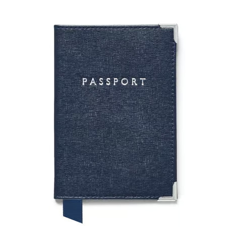 Passport Cover

        
            
            Navy Saffiano | Aspinal of London