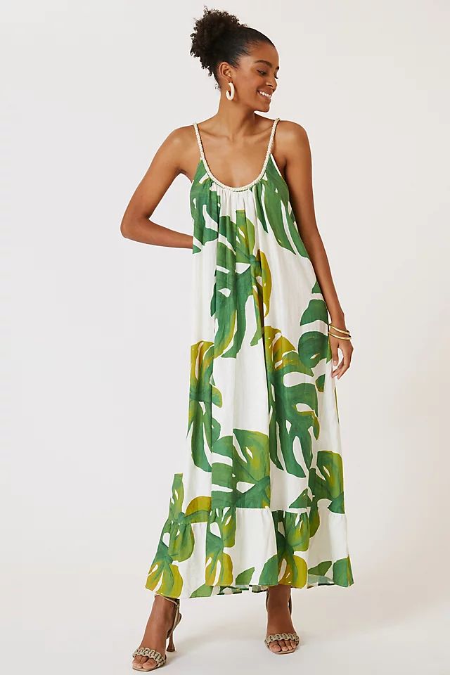 Farm Rio Sleeveless Printed Maxi Dress | Anthropologie (US)