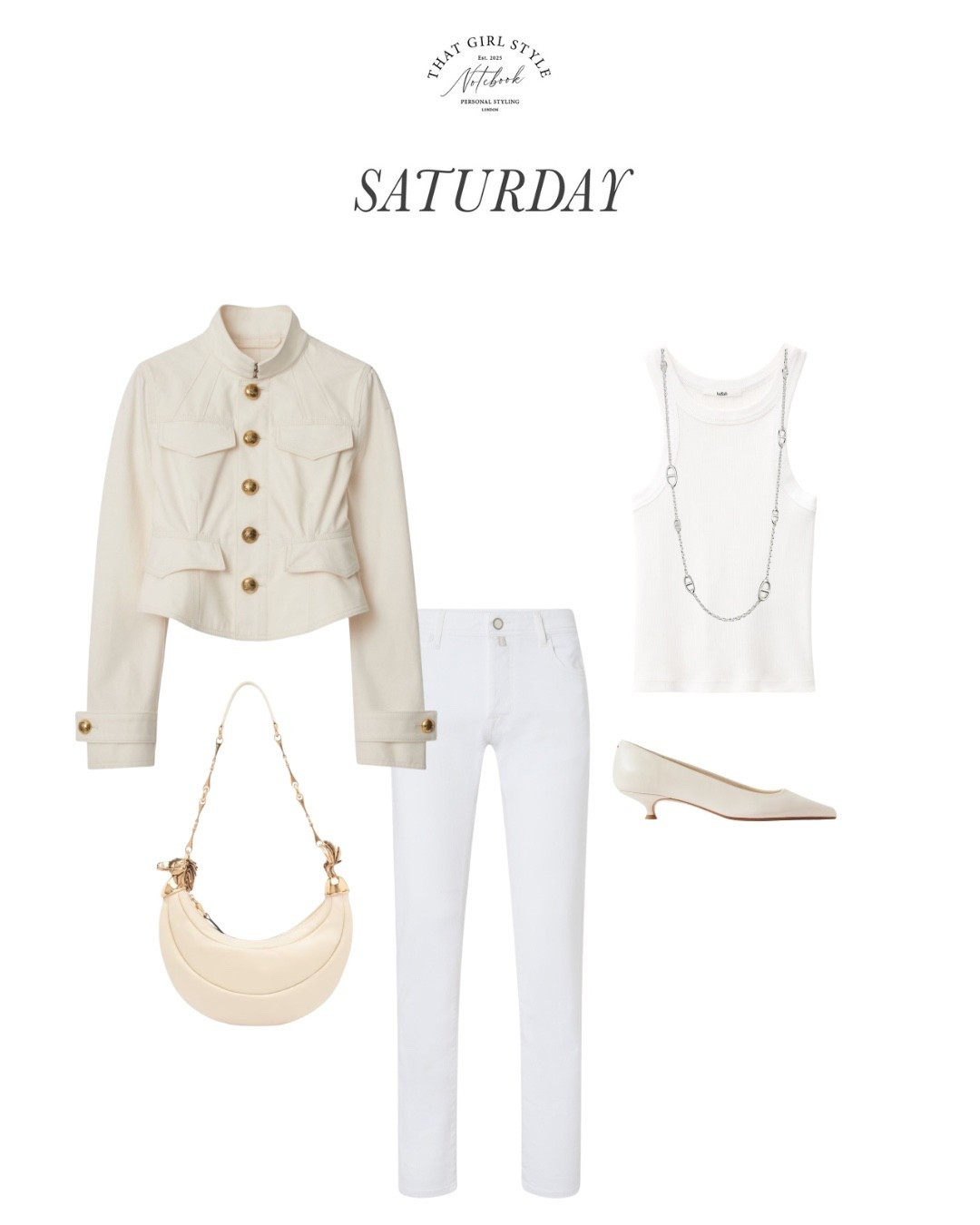 Look 111 | Jacket Burberry, Jeans Jacob Cohën, Top BA&SH, Bag Chloé, Heels Aeyde, Necklace Hermès

#LTKstyletip #LTKluxury #LTKwinter