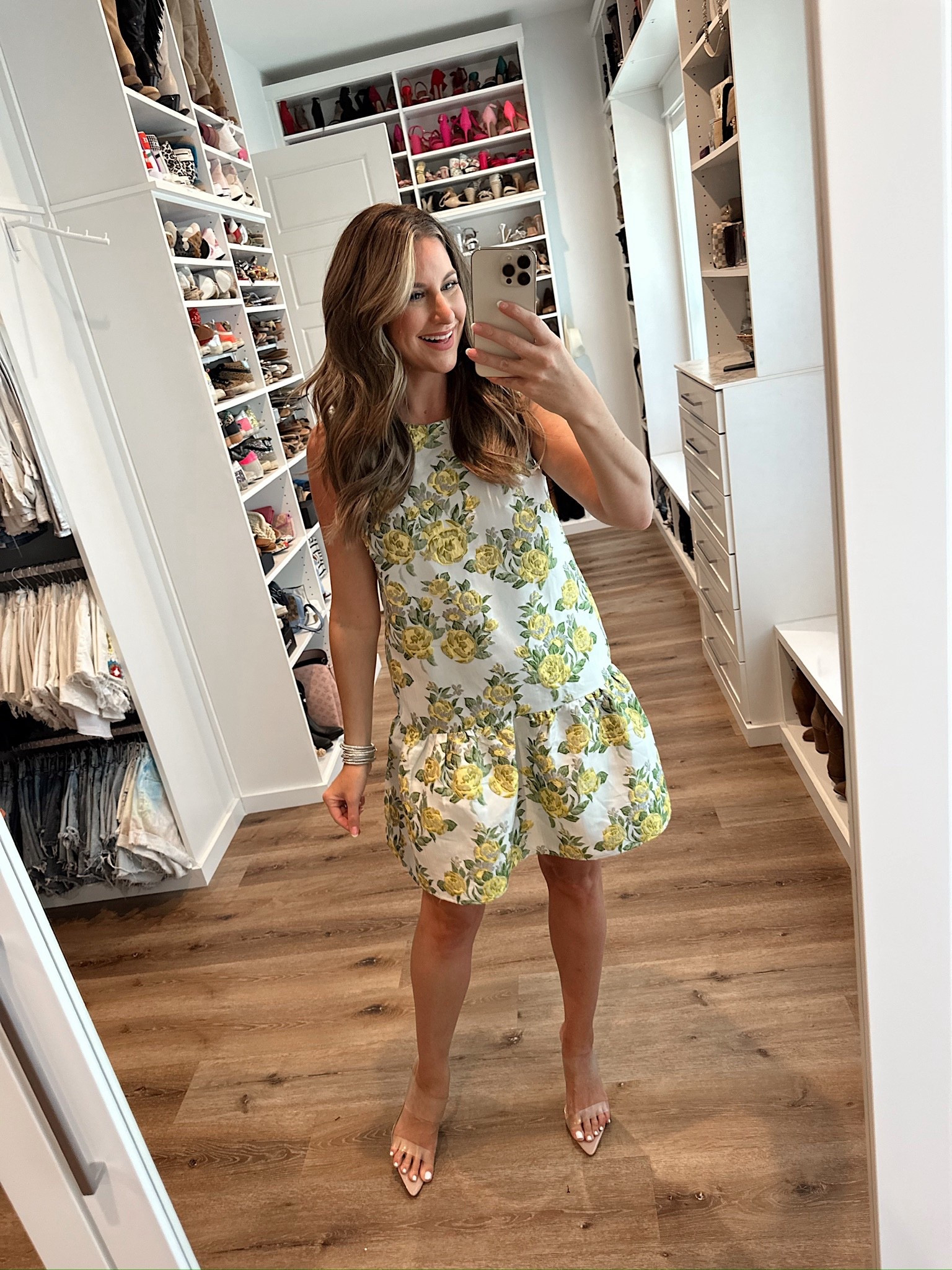 Fall wedding season is here. Chic Amazon dresses in rich fall colors that are perfect for weddings and every special occasion. 

In a medium floral sleeveless  ruffle hem dress, clear heels and accessories - fits tts.

shop dandy, date night outfit, wedding guest outfit, amazon, budget friendly, designer inspired

#LTKWedding #LTKSeasonal #LTKFindsUnder50