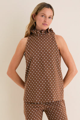 Cocoa Dot Mason Top | Tuckernuck (US)