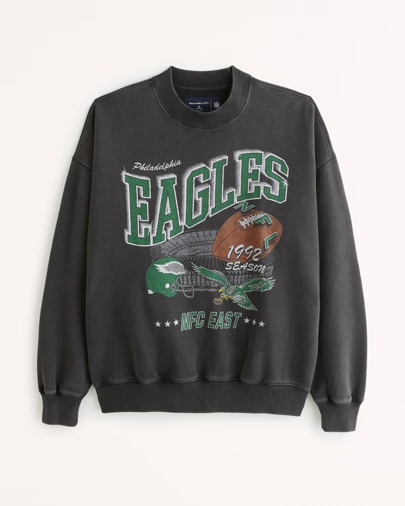 Philadelphia Eagles Graphic Crew Sweatshirt | Abercrombie & Fitch (US)