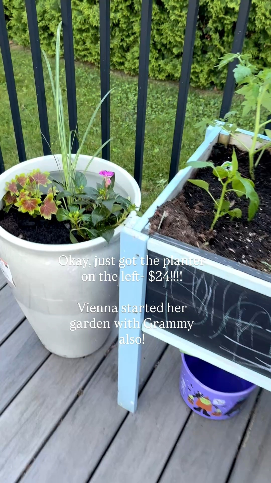 $24 plantar 
Kids chalk raised gardens!

#LTKKids #LTKmomlife #LTKSeasonal