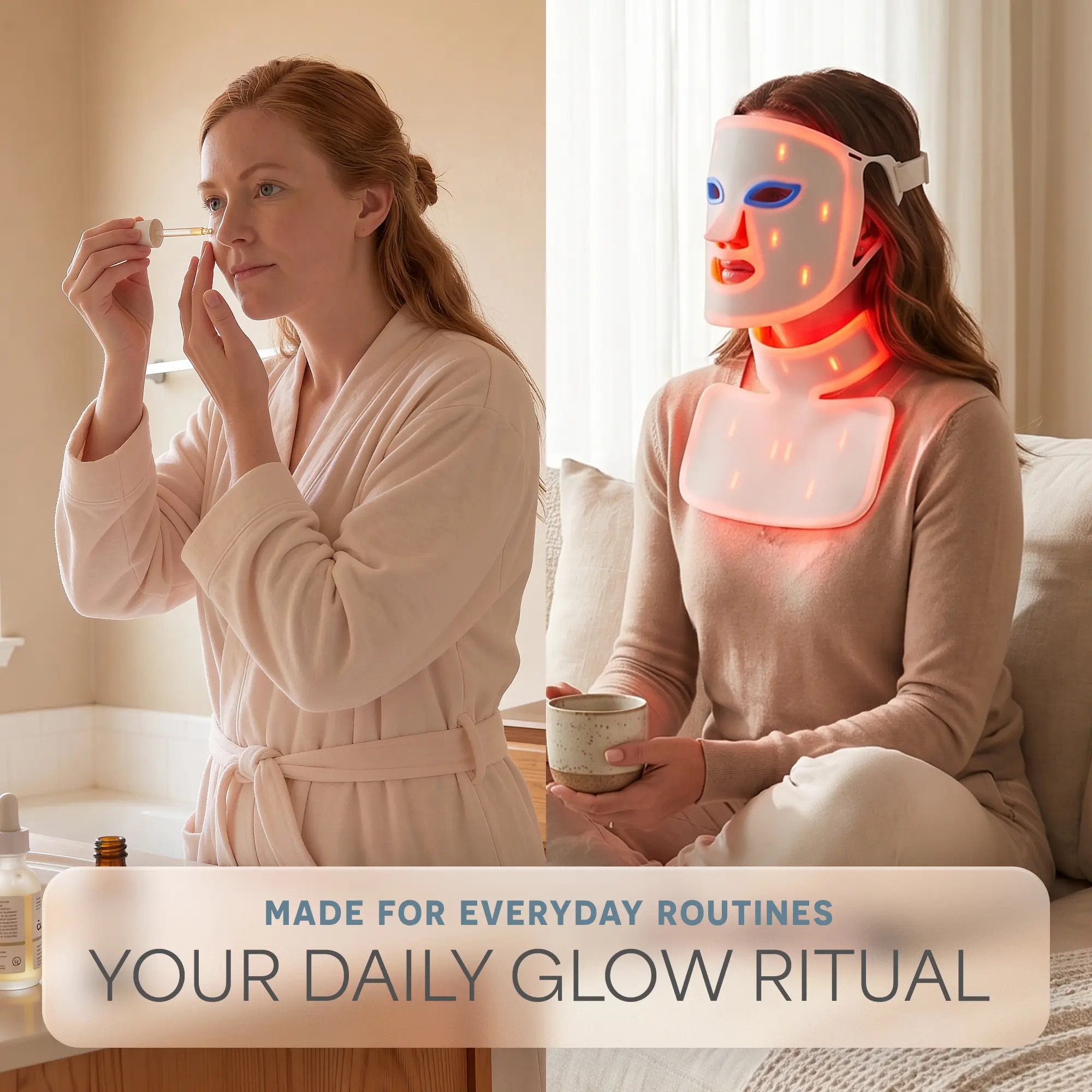 Silicone LED Face Mask Redlight therapy with RBG light Portable LED mask | Nordstrom | Nordstrom