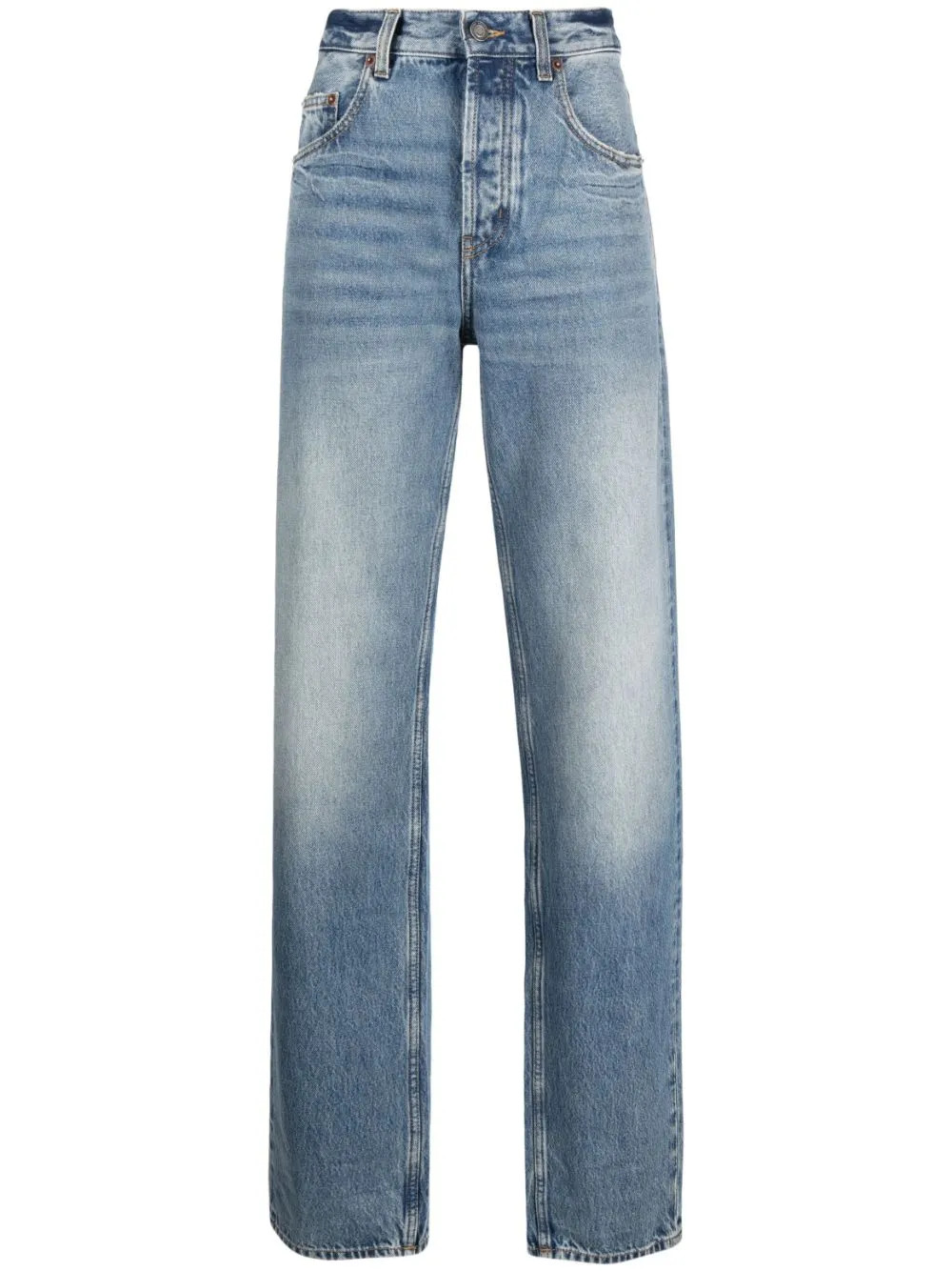 mid-rise straight-leg jeans | Farfetch Global