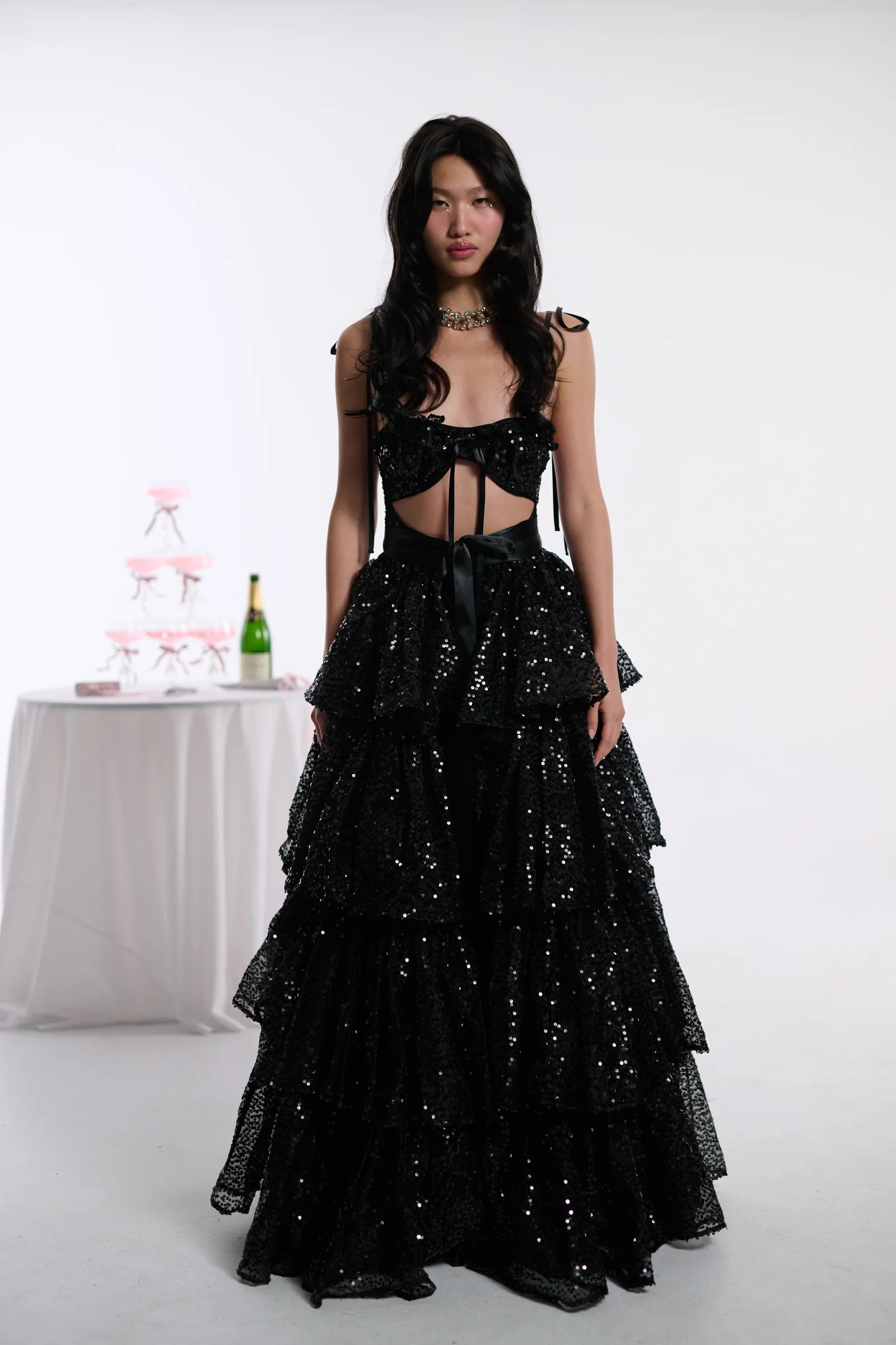 The Onyx Champagne Set | Selkie Collection