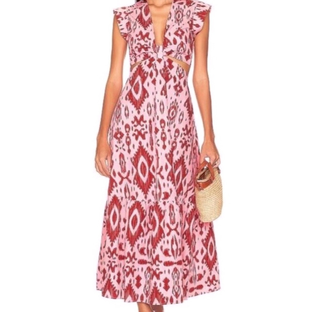 NWT Steve Madden Got Your Batik Dress Burnt Umber White Pink MSRP $119 | Poshmark