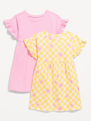 Flutter-Sleeve Dress 2-Pack for Toddler Girls | Old Navy (US)