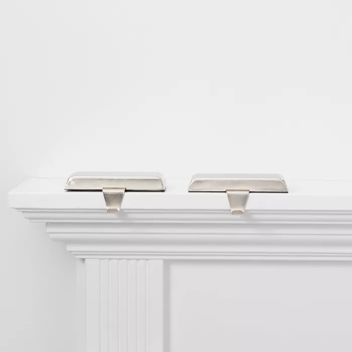 2pk Stocking Holder Matte Silver - Wondershop™ | Target