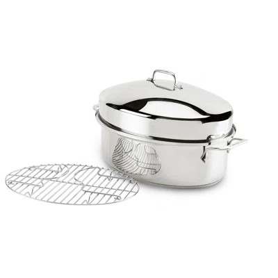 All-Clad Specialty 19.5 in. Stainless Steel Roasting Pan | Wayfair North America