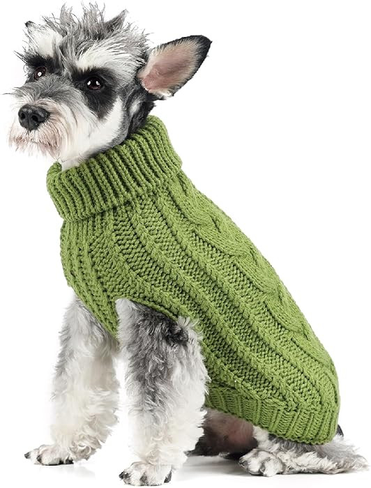 FOFOS Dog Sweater for Small Dogs Warm Winter Puppy Sweater Soft Pullover Dog Clothes for Cold Wea... | Amazon (US)