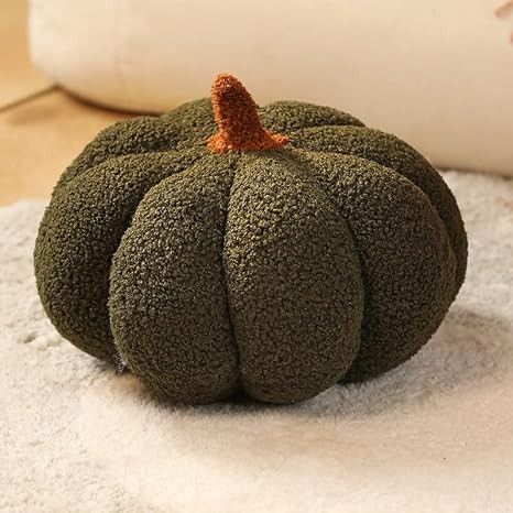 Amazon.com: Halloween Pumpkin Pillow Decor, Pumpkin Plush Pillow Fleece Stuffed Pumpkins Decorati... | Amazon (US)