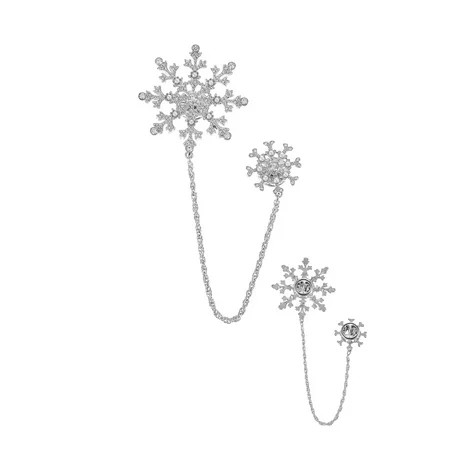 Holiday Time Snowflake Brooch, 1 Piece | Walmart (US)