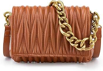 Montana West Quilted Handbags for Women Crossbody Bags Trendy Small Purses and Top Handle Handbag... | Amazon (US)