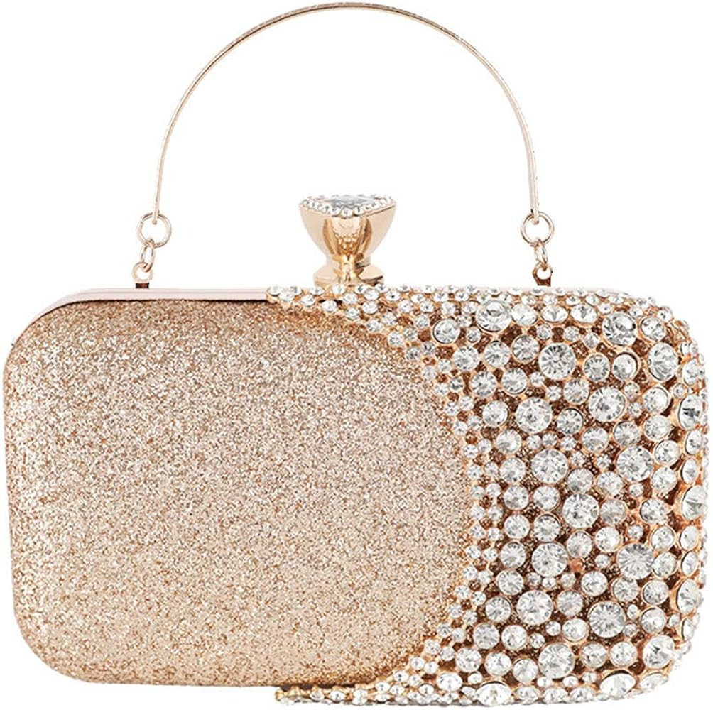DA BODAN Womens Sparkly Rhinestone Sequin Glitter bag Clutch Evening Handbag Shoulder Bags Purse ... | Amazon (US)